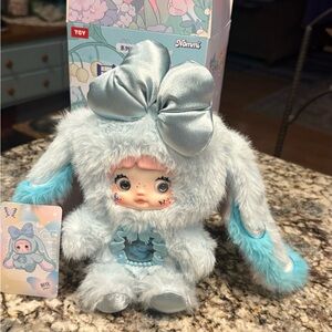 Nommi ~ Solace!! Blue and White Stuffed Animal /doll